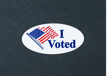 I voted