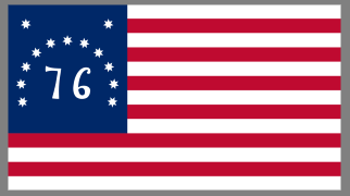 A picture of the Bennington Flag.